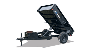Bwise 5 ft x 10 ft dump trailer, 5K gvwr. DTR510LP-5
