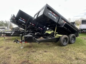 Bwise 6ft x 12ft dump trailer, 10K gvwr