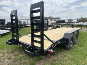 Sure Trac 7ft x 18 ft Equipment Trailer , 14K gvwr ,ET8218-BP-140