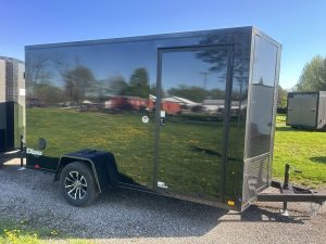 Cargo Express 6 ft x 12 Enclosed EX-DLX Series ,BLACK Composite  .080exterior .#5997