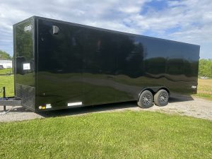 Cargo Express 8.5ft x 24 ft enclosed/cargo trailer. 10K gvwr, BLACK on BLACK, Stock #5981