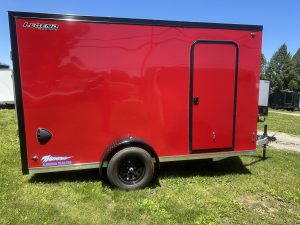 Legend Aluminum 6 ft x 13 ft enclosed trailer # 9533 model 6x13TVSA35 w/elec. brakes