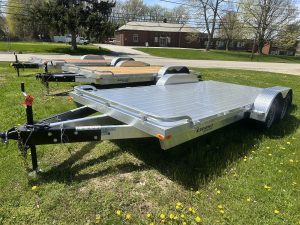 Legend 7ft x18ft aluminum car hauler 7x18ochta35 #4486