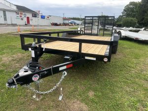 Sure Trac 7ft x 18 ft tandem axle utility trailer STUTT8218-100