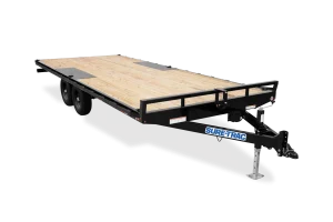 Sure Trac 8.5 ft x 18 ft Deckover Flatbed Equipment trailer , 10K gvwr ,ST-TDOF10218-100 (Copy)