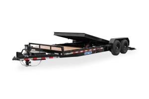 Sure Trac 7 ft x 22 ft TILT BED Equipment trailer , 14K gvwr ,STETBE82184-140